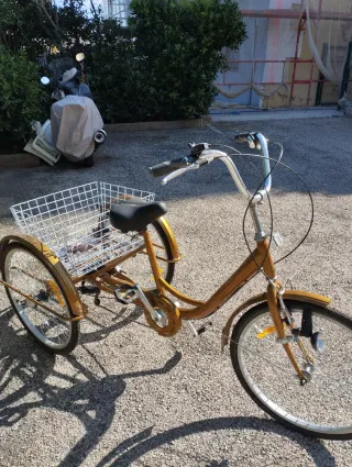 Triciclo Mujer con Canasto Amplio