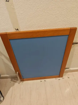 Puertas Muebles Cocina Madera Azul
