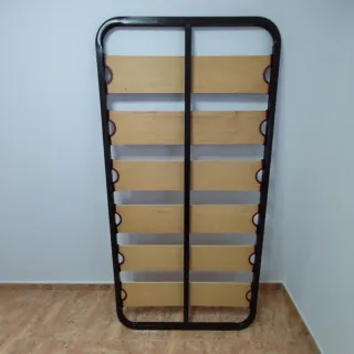 Somier metálico y de madera 90