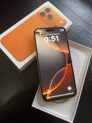 iPhone 17 Pro Max 1TB Dorado/Naranja