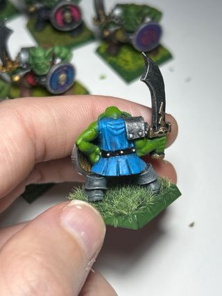 Orcos Warhammer pintados a mano