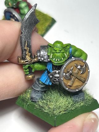 Orcos Warhammer pintados a mano