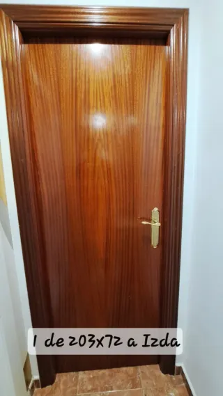 Puerta de paso sapelly 72cm izda