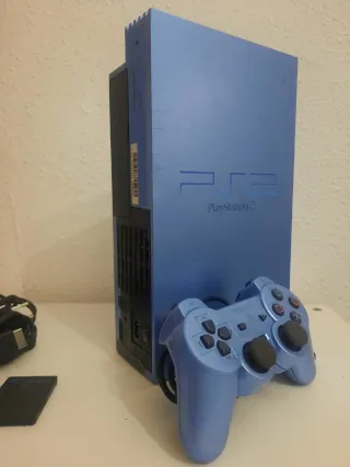 Consola Sony PS2 Fat Aqua