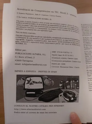 Certificacions ACTIC: nivell 3, avançat (Catala...