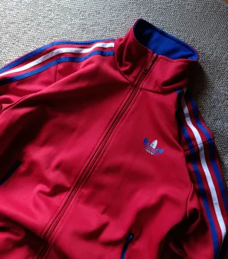 Chaqueta Adidas Vintage Roja Talla M