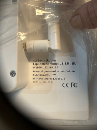 Router Solar 4G WiFi