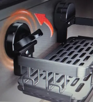 Scaffale portaoggetti da cucina a ventosa