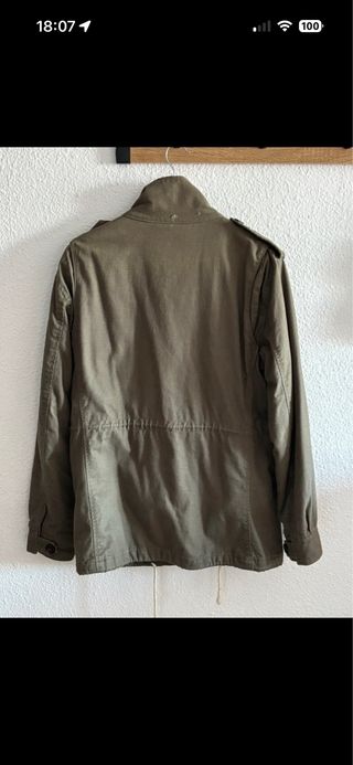 Parka Levi's verde militar retro