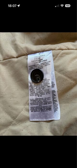 Parka Levi's verde militar retro