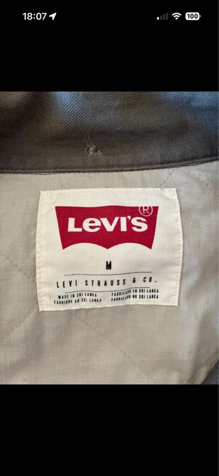 Parka Levi's verde militar retro