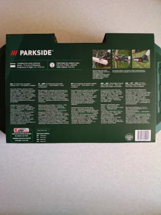 MiniMotoSierra Parkside 12V+Batería+Cargador