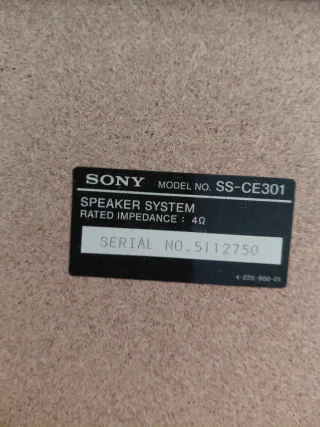 Altavoces Sony SS-CE301 - Buen estado