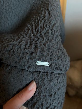 Chaqueta pelo Hollister gris