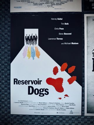 set poster cult tarantino A3 cinema vintage