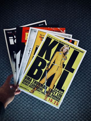 set poster cult tarantino A3 cinema vintage