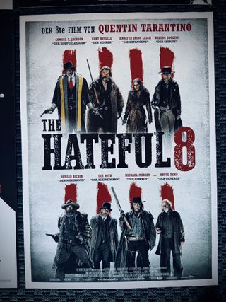 set poster cult tarantino A3 cinema vintage