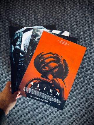 set poster saga Alien horror sci-fi A3 edizioni