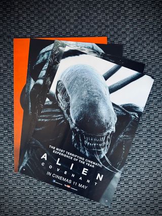 set poster saga Alien horror sci-fi A3 edizioni