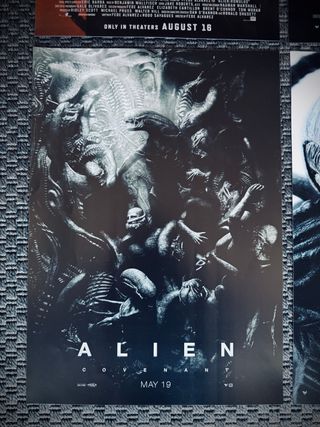 set poster saga Alien horror sci-fi A3 edizioni