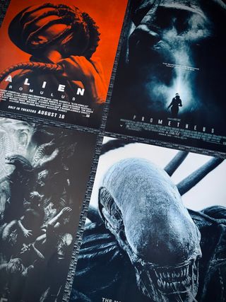 set poster saga Alien horror sci-fi A3 edizioni