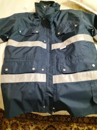 Giacca a vento da lavoro uomo blu