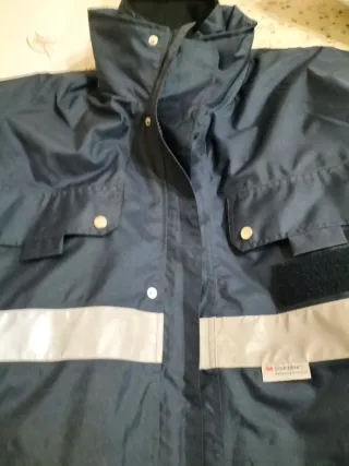 Giacca a vento da lavoro uomo blu