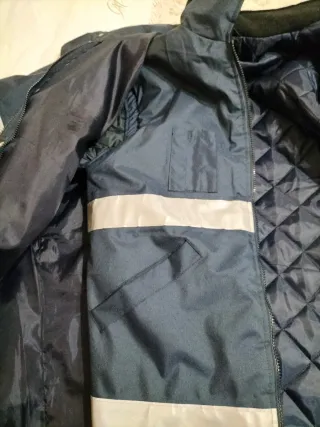 Giacca a vento da lavoro uomo blu