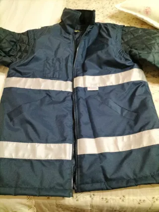 Giacca a vento da lavoro uomo blu