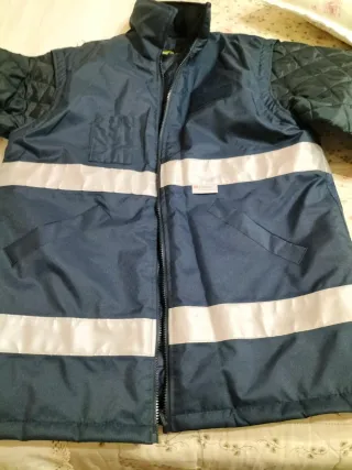 Giacca a vento da lavoro uomo blu