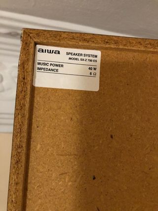 Altavoces Aiwa 2x40W