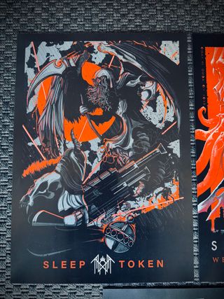 poster Sleep Token live tour set A3 dark ritual