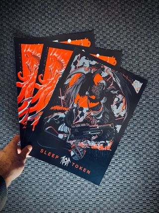 poster Sleep Token live tour set A3 dark ritual