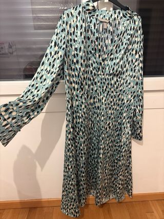 Vestido H&M estampado multicolor