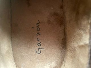 Zapatillas Garzón velcro marrones