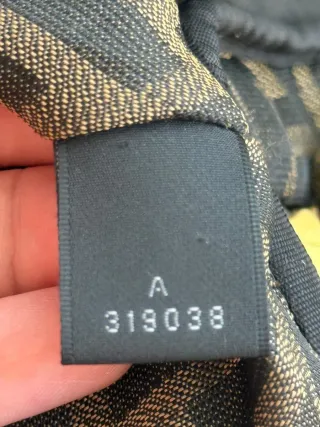 Borsa Fendi in pelle verde oliva