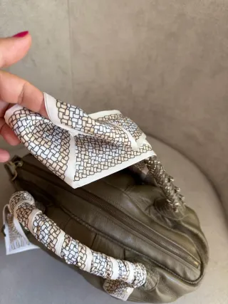 Borsa Fendi in pelle verde oliva