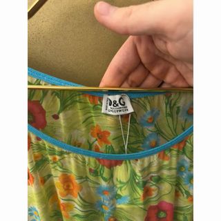 Top Dolce & Gabbana Malla Floral Verde