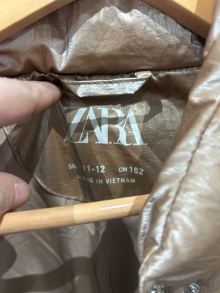 Cazadora dorada acolchada T11-12