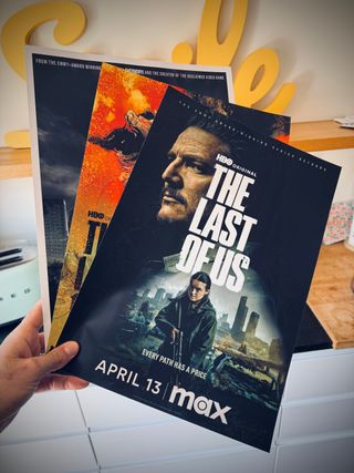 set poster the last of us A3 horror post apocalitt