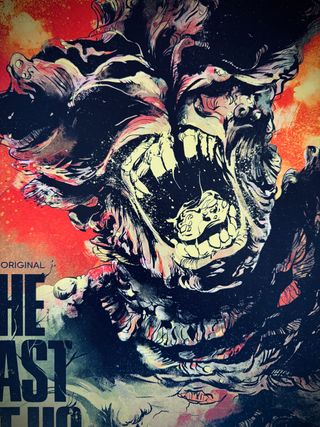 set poster the last of us A3 horror post apocalitt