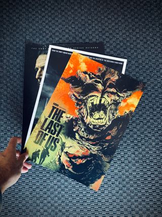 set poster the last of us A3 horror post apocalitt