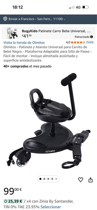 Patinete silla Olmitos