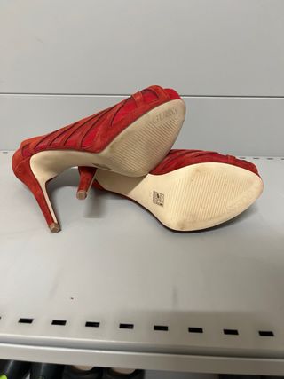 Zapatos Guess Rojos Peep Toe