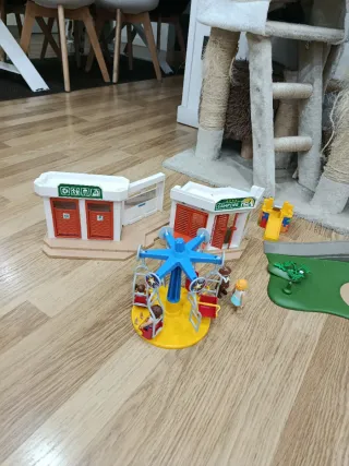 Lote Playmobil: Coche Porsche y Accesorios mansión