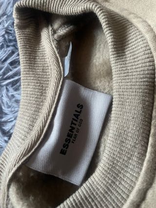 Sudadera Essentials Beige