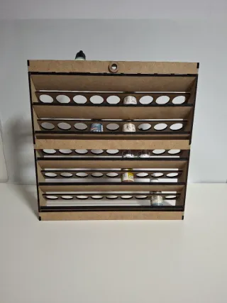 Rack para pinturas modelismo tipo Vallejo