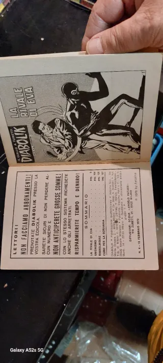 Diabolik inediti originali anno IX 1970