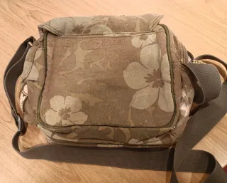 Bolso Animal floral marrón y verde