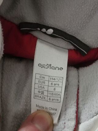 Conjunto esquí infantil Talla 6